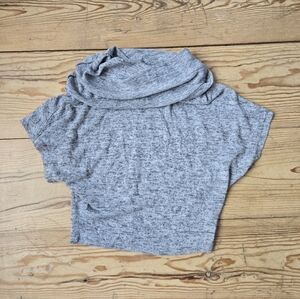 Ardene Grey Cowl Neck Knit Sweater XS